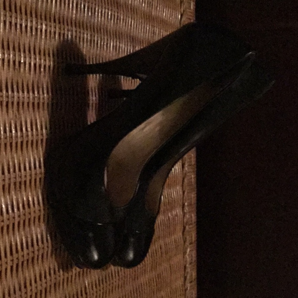 Black Platform Pump - image 1